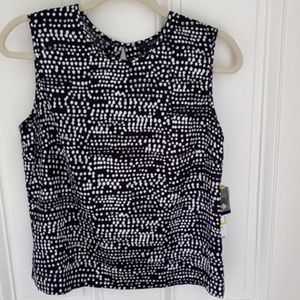 NWT Kasper Sleeveless Top, Sz M
